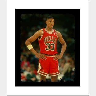 Scottie Pippen - Vintage Design Of Basketball Posters and Art